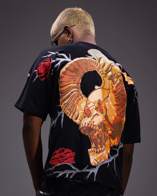 Roses & Skull T-shirt